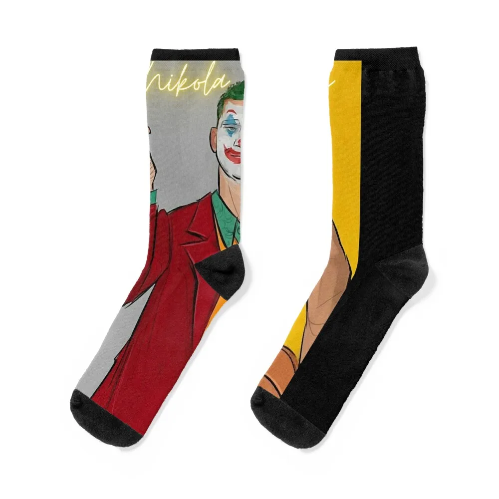 

Nikola Jokic Socks Christmas winter thermal moving stockings cycling Men Socks Women's