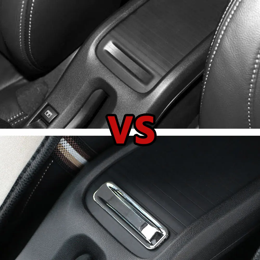For Peugeot 2008 2014 2015 2016 2017 2018 Armrest Box Open Handle Cover Sequin Decoration Sticker Trim Interior Accessories