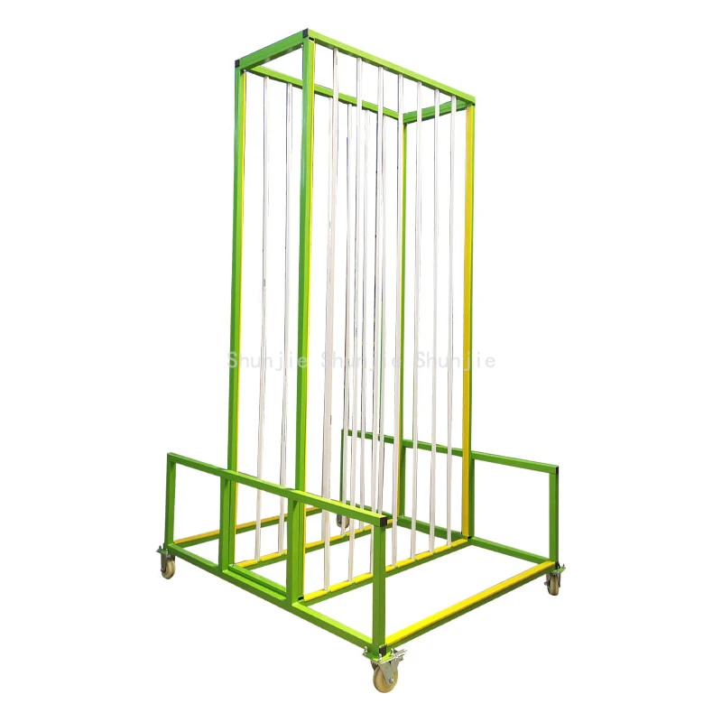 Factory Price 3m High Finished Door Leaf Storage Rack Sheet Metal Rack Movable Storage Rack