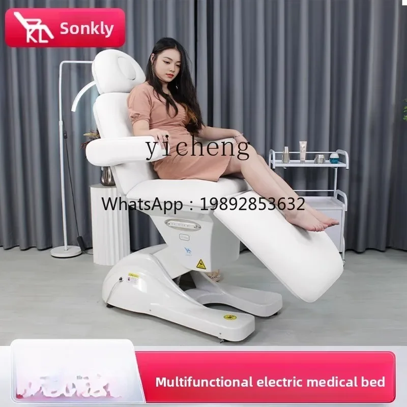 

b28 electric beauty bed multi-functional lifting tattoo embroidery chair heating beauty salon special folding bed