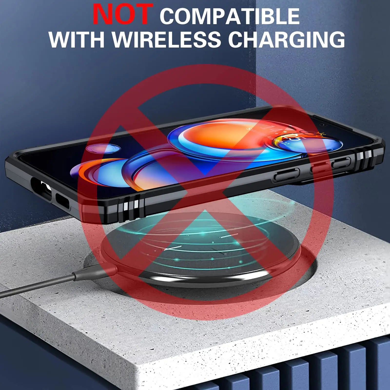 غطاء حماية مقاوم للسقوط من الدرجة العسكرية لهاتف آي سامسونج جالاكسي S23 S22 S21 Ultra Plus FE