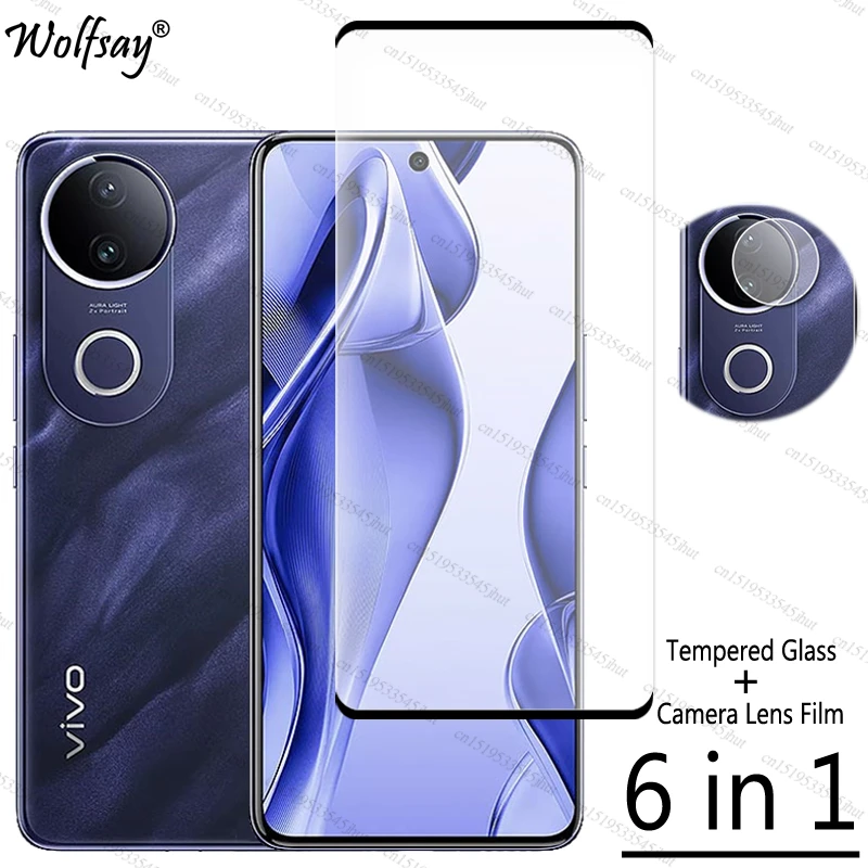 Full Cover Tempered Glass For Vivo V50e Screen Protector For Vivo V50e V50 Camera Lens Protector Phone Glass For Vivo V50e Glass
