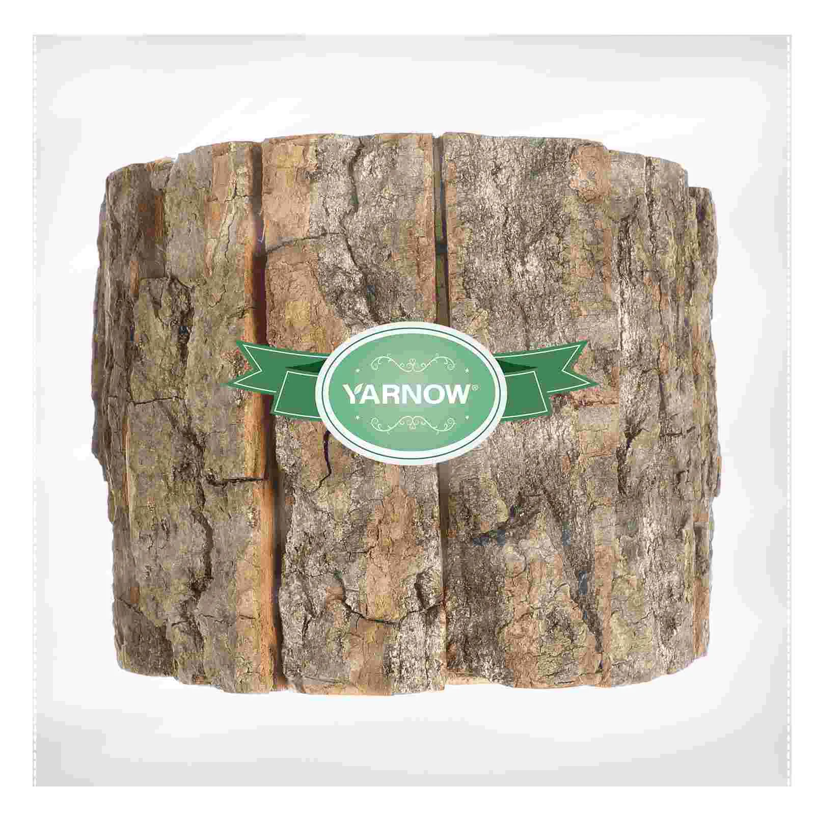 Waterproof Flower Bucket 10cm Bark Plant Pots Creative Design Decor Lasting Wood Container Unique Gift Small