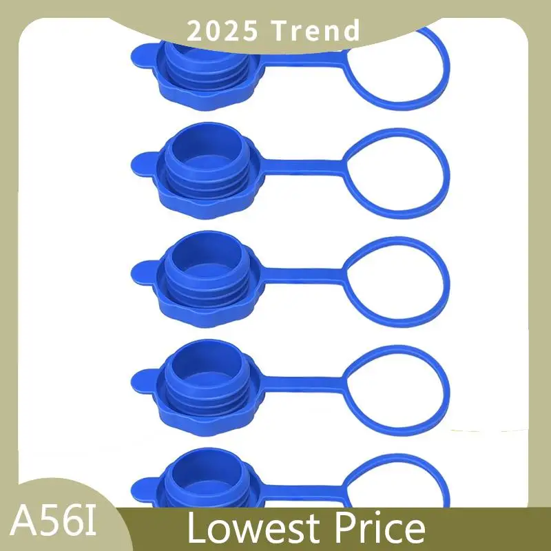 【Ship Within 3 & 5 Gallon Water Jug Cap, Upgrade Reusable Replacement Caps, Non Spill Lids For 55Mm Water Bottle,5PCS