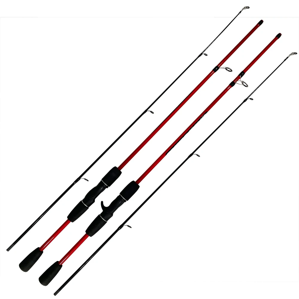 Imagem -03 - Carbono Pesca Rod Kit com Linha Gancho Isca Baitcasting Reel Bass Pike Soft Solid Dica 1.68 1.8m 7.2:1