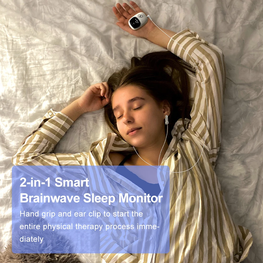 CES Sleep Aid Device Relieve Insomnia Instrument Help Sleep Night Anxiety Therapy Relaxatio Pressure Relief Sleep Device