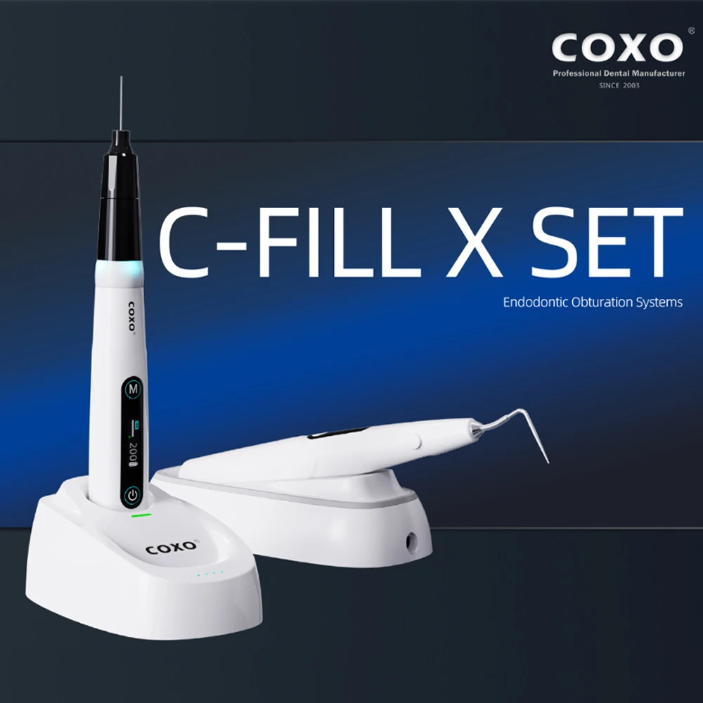 

COXO C-FILL X Endodontic obturation system Electric Touch-Control Glue Dispensing Multi-Angle Injection LED Color Display
