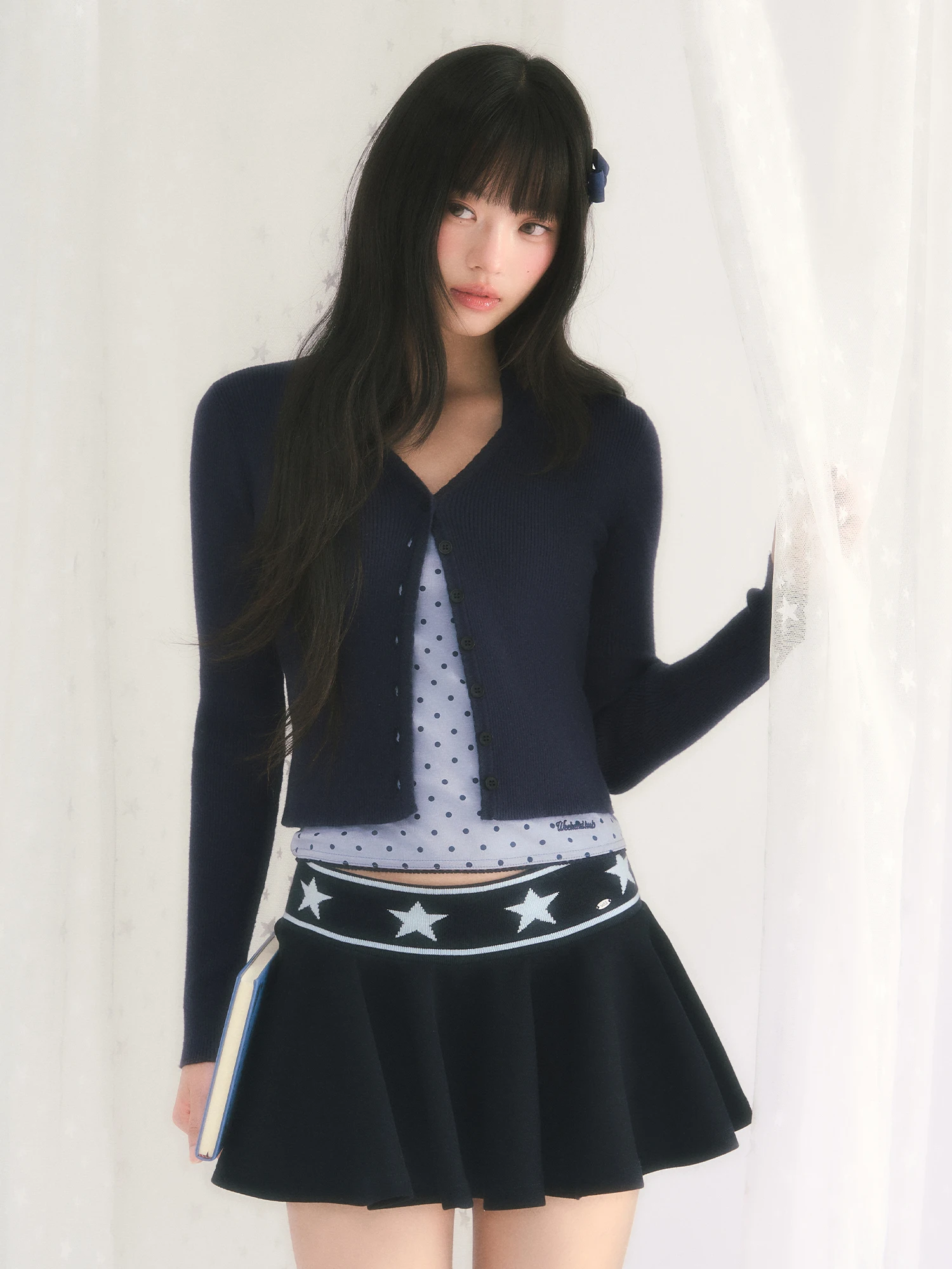 

Юбка Wedhub Color Blo: женская универсальная короткая юбка, плиссированная, утягивающая, средней длины, весенняя мода, с низкой талией, хлопок