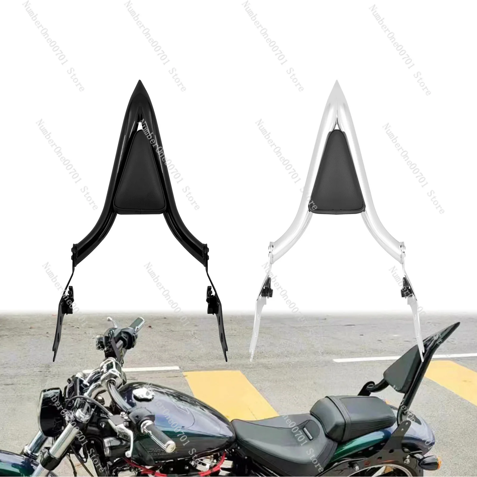 Suitable for 18 years later fat boy triangle backrest separates motorcycle accessories restoration