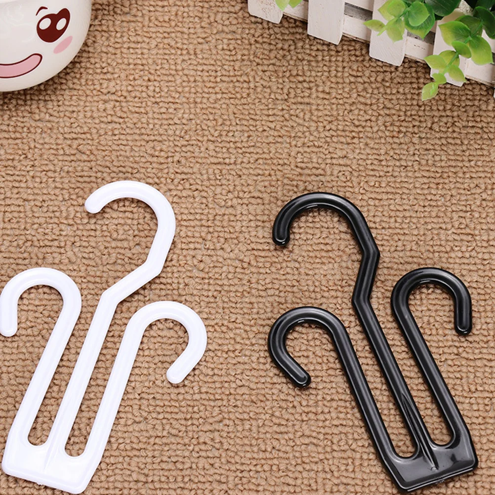 

12 Pcs Shoes Dry Rack Slipper Organizers Black Double Hooks Hanger Miss Hangers