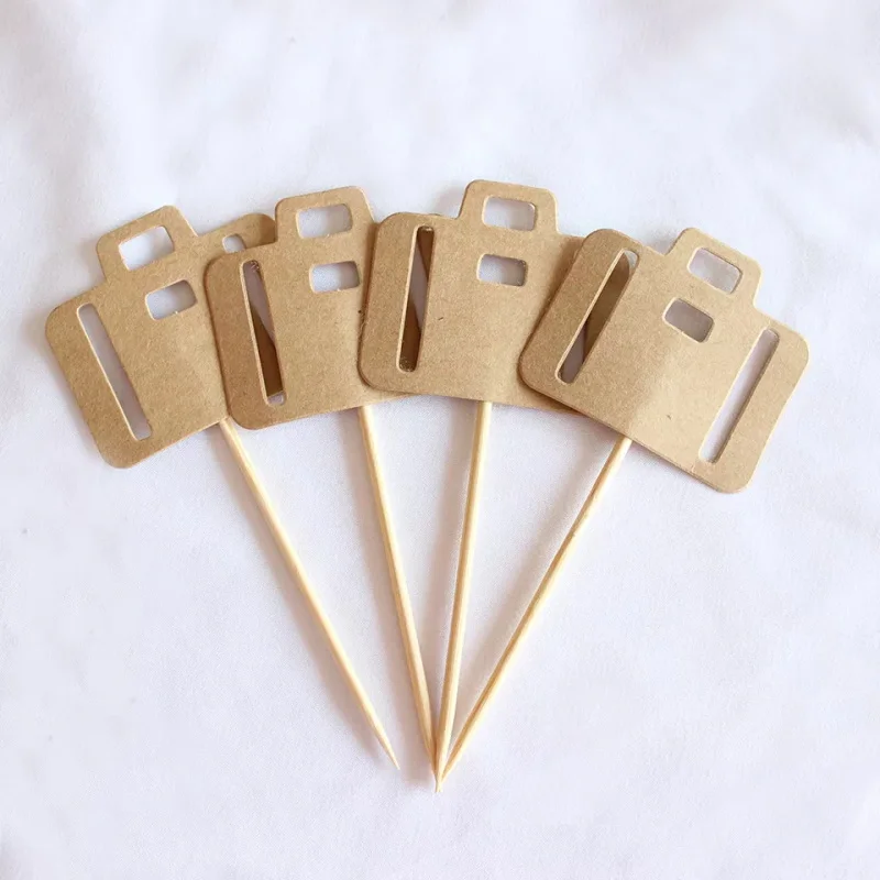 Reise-Cupcake-Topper, Flugzeugkarte, Herz, Reise-Kuchenaufsatz, Picks für Weltreisen, Mottoparty, Geburtstag, Babyparty, Hochzeit – Detail 5