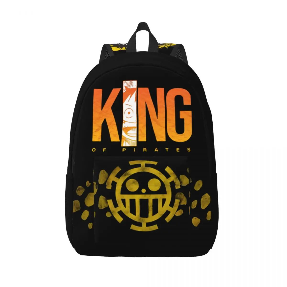 Japanese Anime Character Daypack lavável para fêmea, Luffy, retro, bolsa diária, presente de aniversário, trabalho, escritório, 1 pc