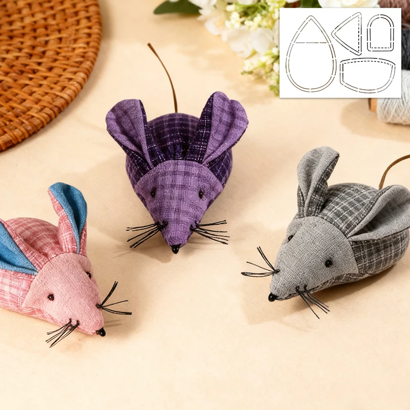 YOMDID 1pc Handmade Mouse Sewing Template DIY Mouse Pattern PET Quilting Template DIY Home Decor Sewing Supplies & Accessories view 4