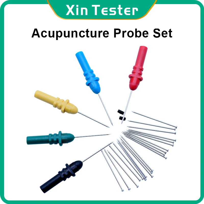 Xin Tester HT307 Digital Oscilloscope Bausatz Probe Pins Kits for Car Automotive Acupuncture Repair Tools Accessories