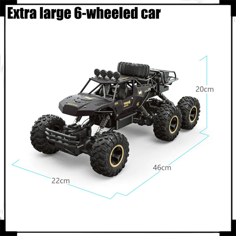 

Большой сплав, полноприводный внедорожник, перезаряжаемый высокоскоростной шестиколесный альпинистский автомобиль, детская игрушка для мальчиков, автомобиль с дистанционным управлением