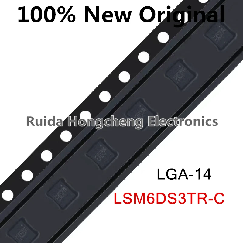 5PCS/Lot LSM6DS3TR 、LSM6DS3TR-C 、LSM6DSMTR 、LSM6DSLTR 、LSM6DS3HTR 、LSM6DSRTR 、LSM6DSOTR New accelerometer gyroscope chip