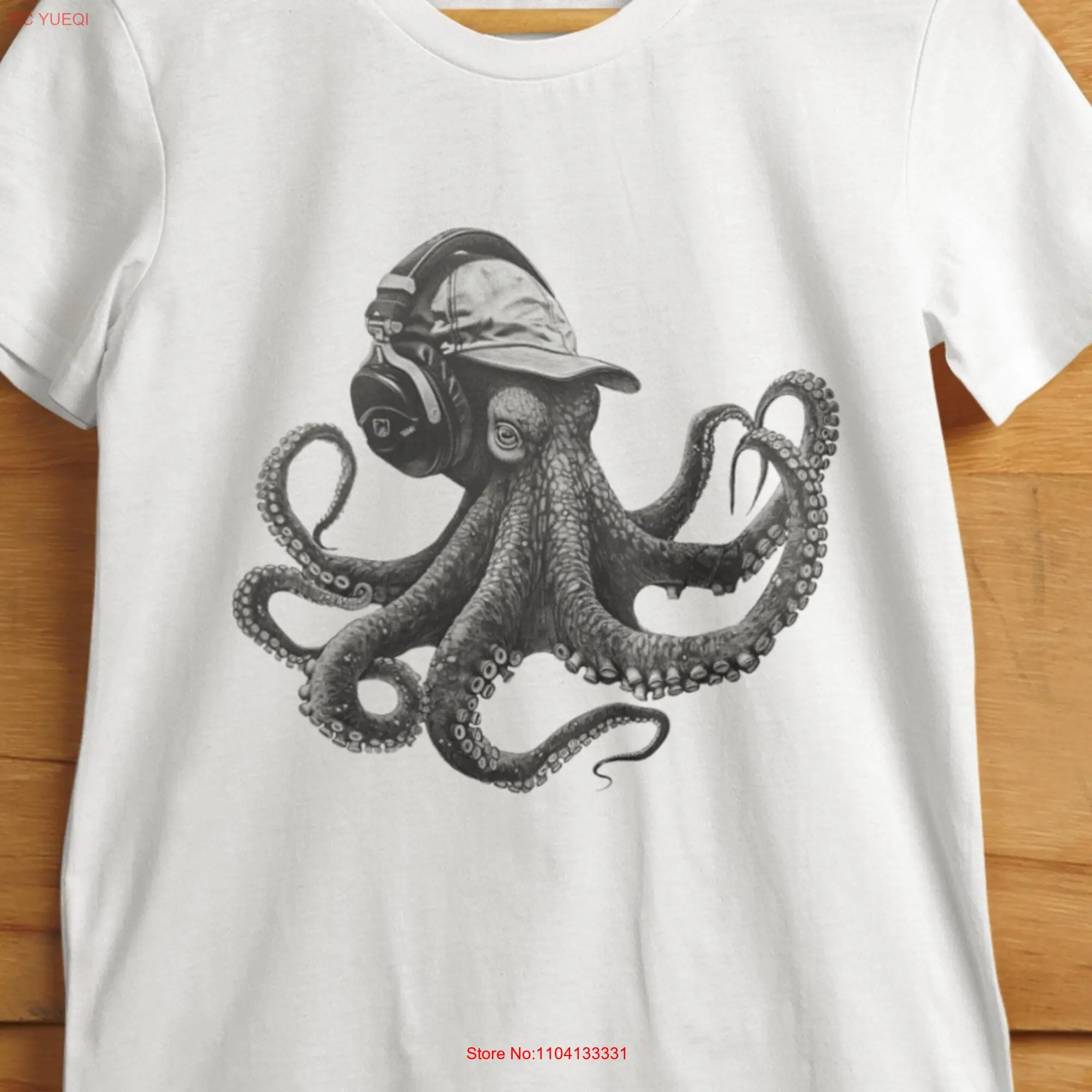 Octopus T Shirt s For Him Friends Her Dad Mum Mom long or short sleeves