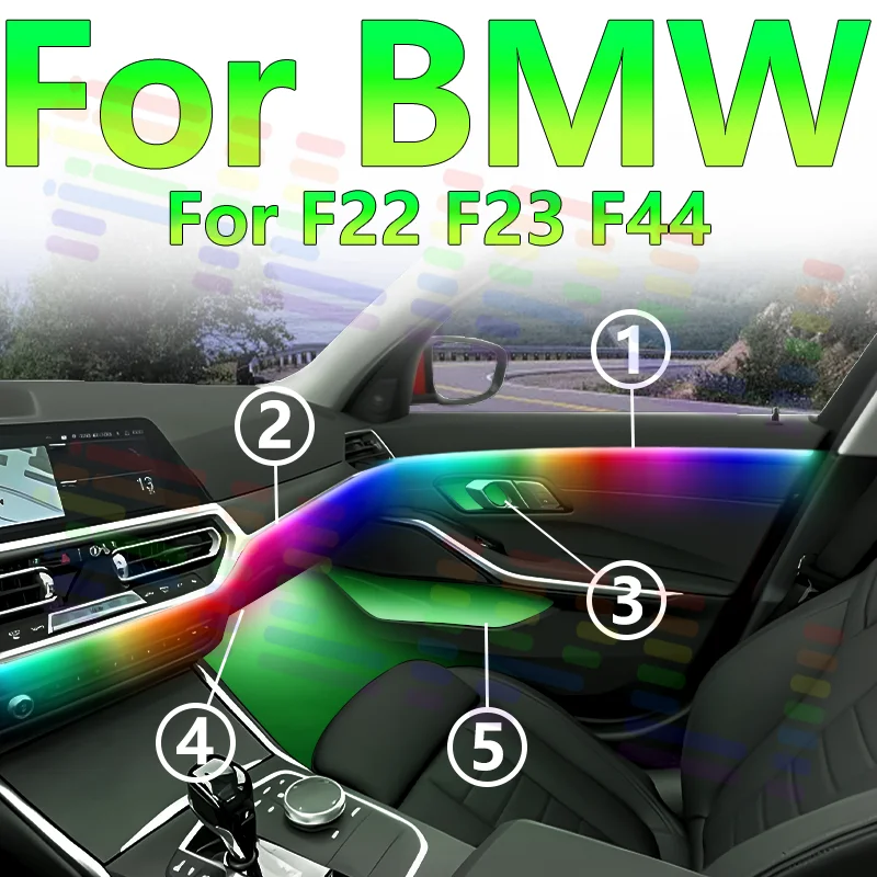 

Для BMW F22 F23 F44 Arctic Journey Glow — ледяной блюз/блевенно-белые для холодных климатистов