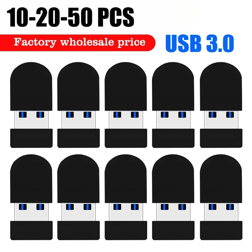

10/20/50 шт./лот Super Mini USB 3.0 флэш-накопитель 64 ГБ флэш-накопитель креативный подарок 32 ГБ черный, белый цвет высокоскоростной флэш-накопитель