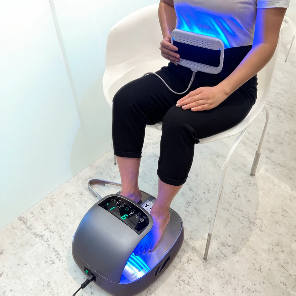 

2025 New Terahertz Wave Therapy Design Configure Remote Control Pedicure Foot Massage Heated Foot Warmer for Healthcare