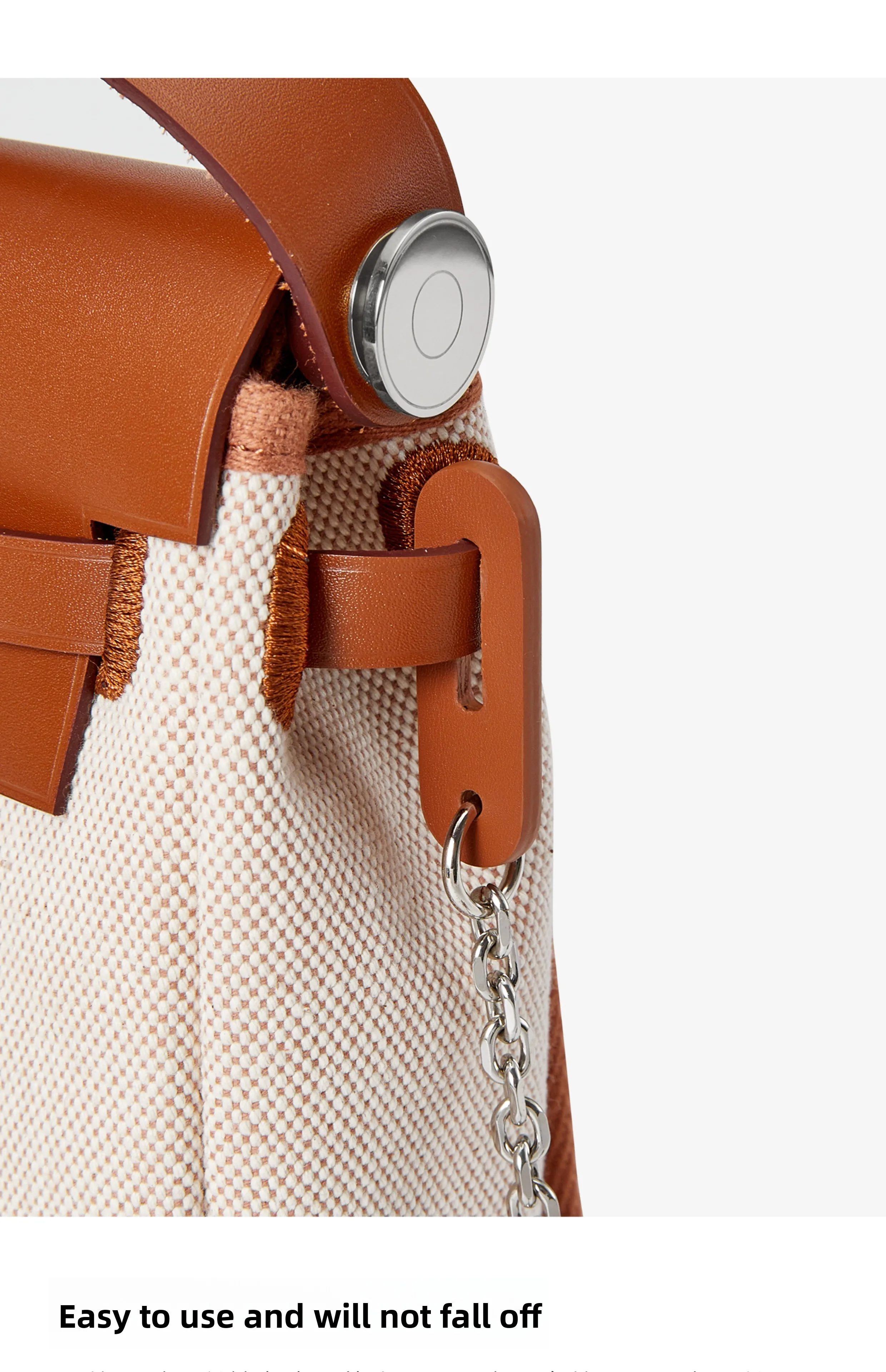 Leather Pin For Herbag 31 Leather Pin Cap Lock Chain Tree Paste Leather Anti Wear Sheet Bag Decoration Women Bag Accessories