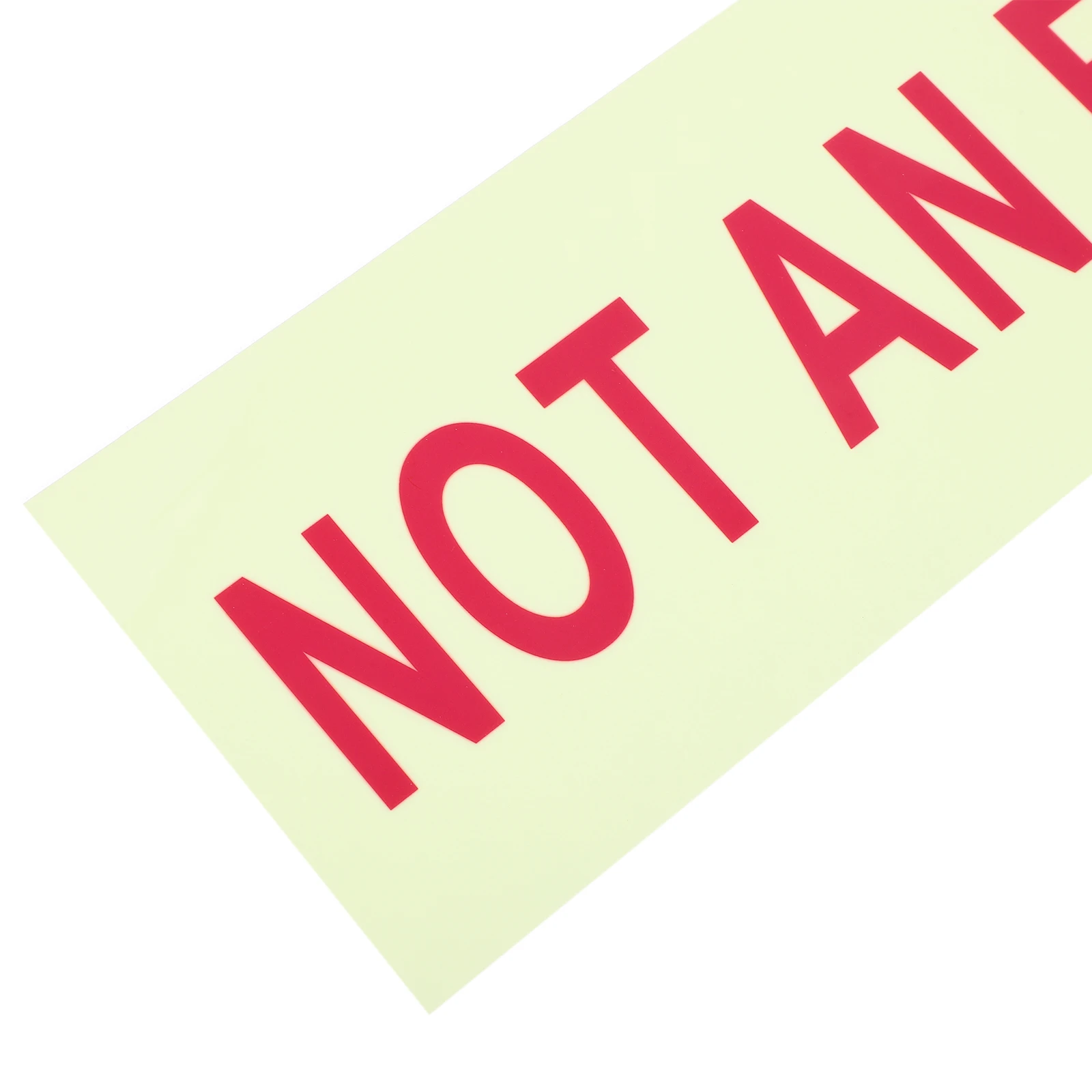 

2 Pcs Luminous Exit Sign Will Commercial Not An Signs for Business Self Door Mall Reminder The Work