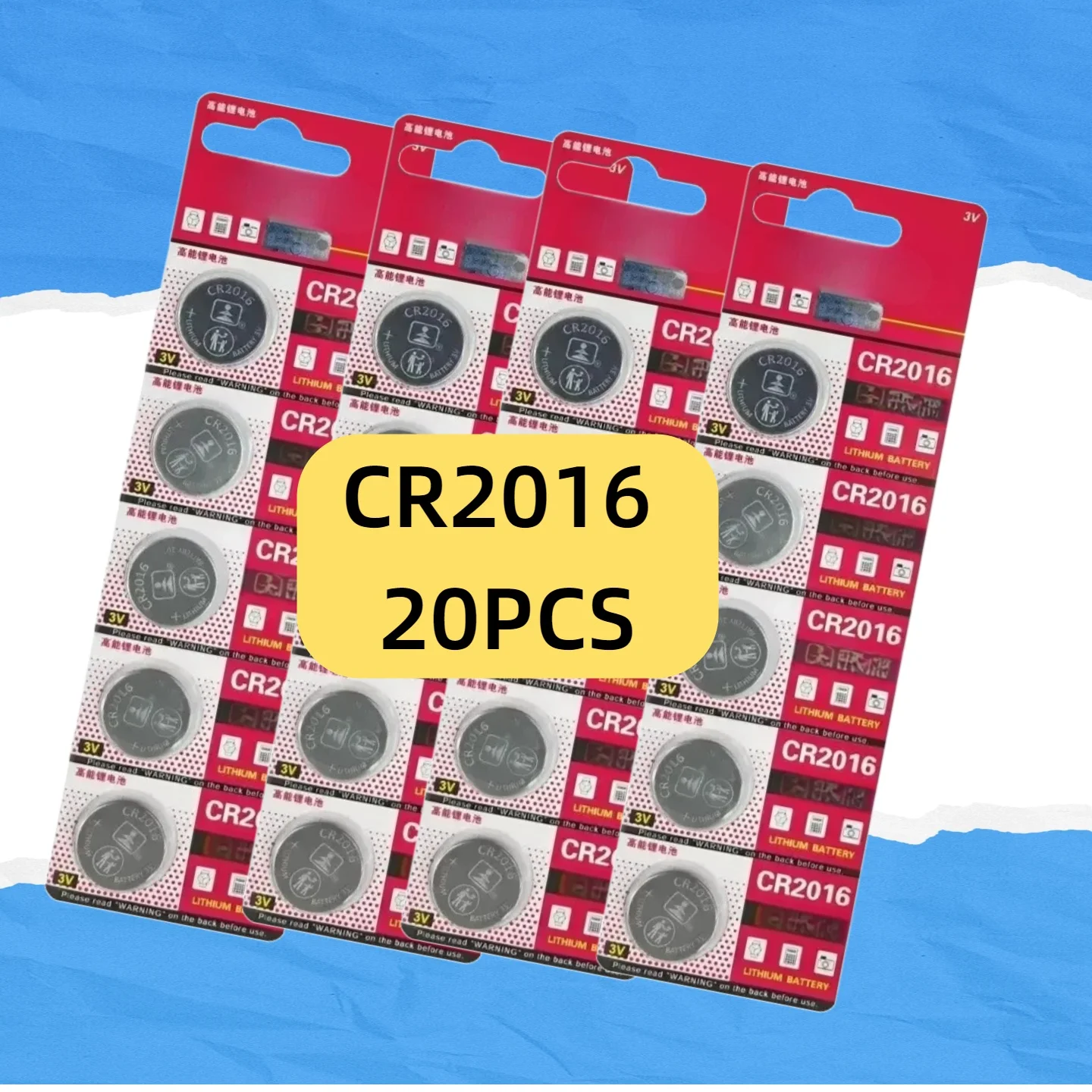 

5-20PCS CR2016 BR2016 Lithium Button Battery DL2016 LM2016 3V CR 2016 Coin Cell Watch Batteries for Watch Toys Clock Remote