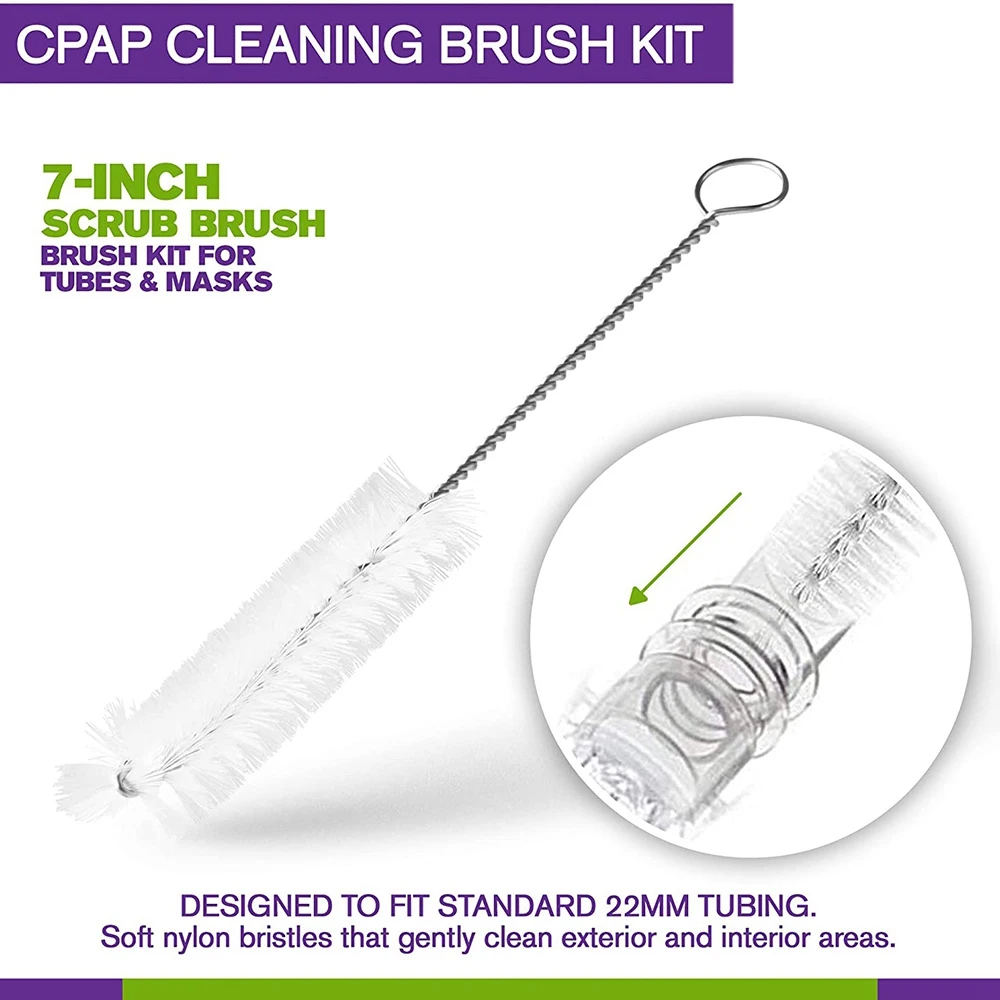 Imagem -05 - Respirador Mangueira Tubo Escova de Limpeza Cpap Cleaner Suprimentos Tubulação de Bebida Escova de Garrafa Ferramentas