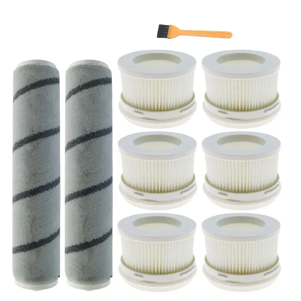 HEPA Filter Main Rolling Brush for Xiaomi Mijia 1C / K10 MJWXCQ04ZM SCWXCQ02ZHM Handheld Wireless Vacuum Cleaner Roller Brushes