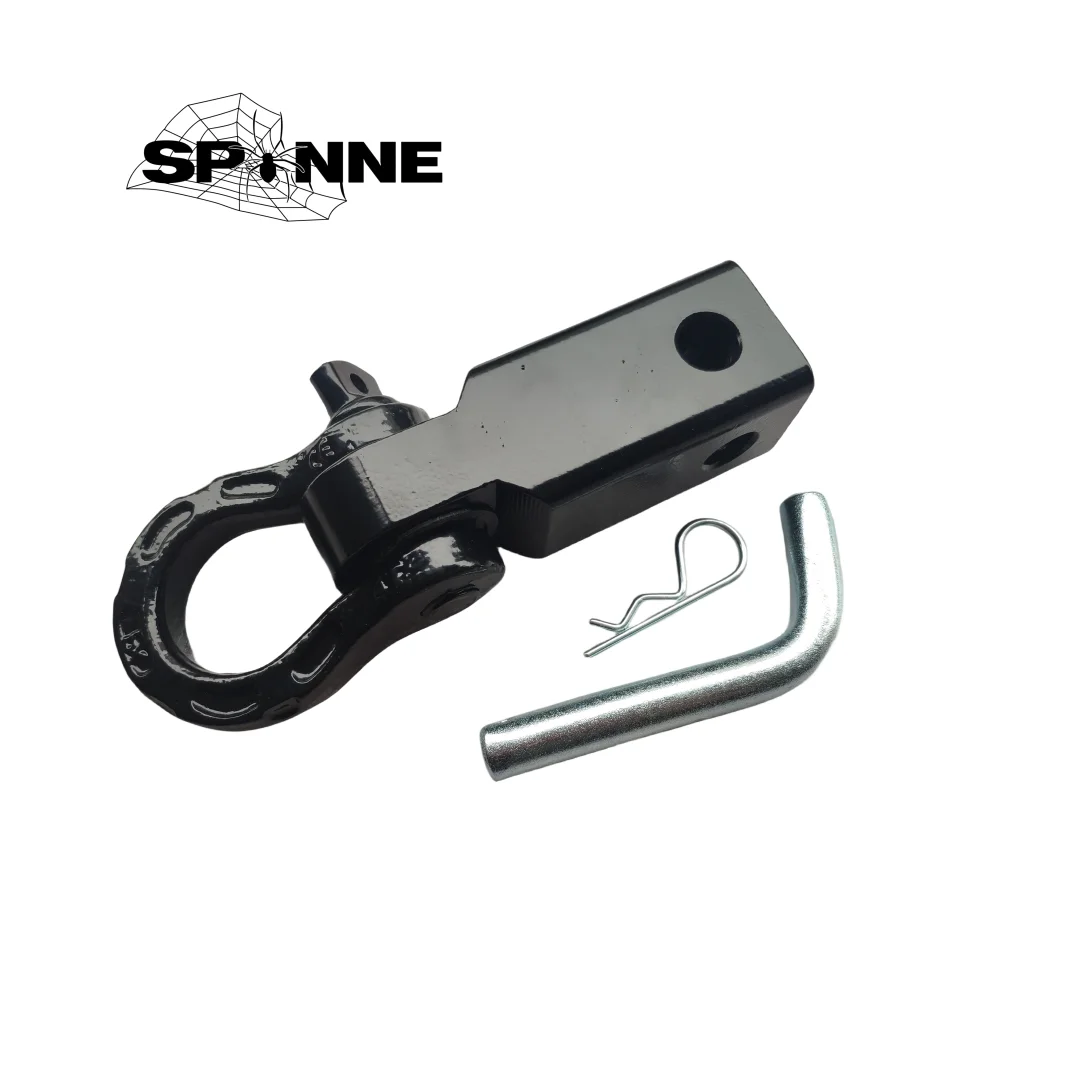 18000 Lbs 2 inch  steel Shackle   Receiver trailer hitch hook receiver with medium ring shackle