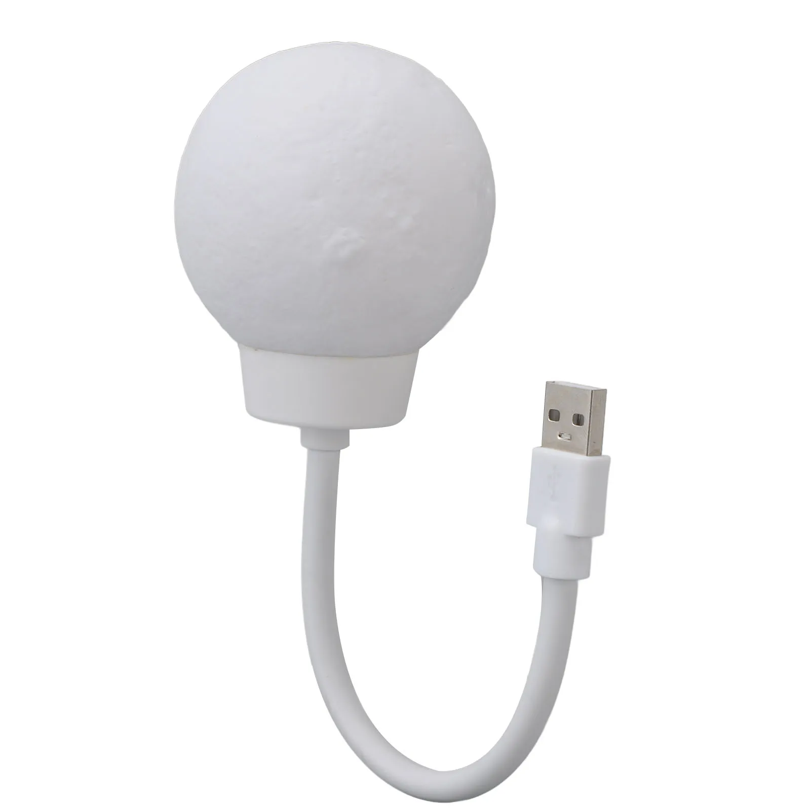 

USB Reading Lamp Moon Voice Control Automatic Sensor Flexible Gooseneck USB Plug in Night Light for Bedside Dorm