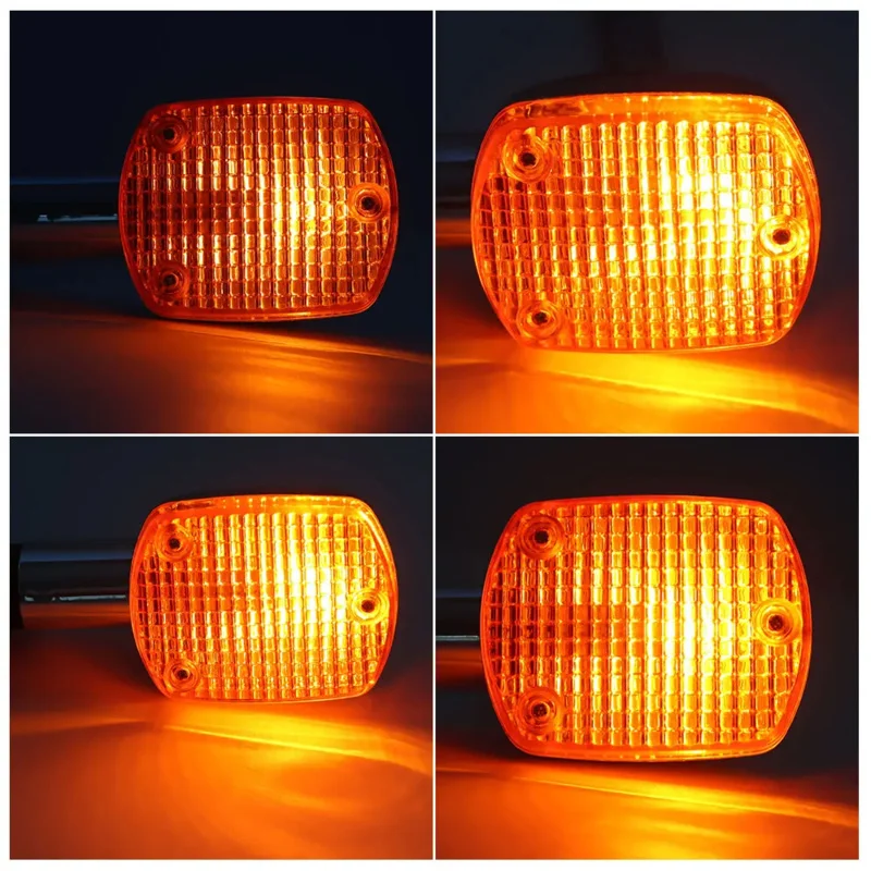 33400-MB1-406 Indicatore di direzione con stelo posteriore per Honda V45 Magna VF1100C VF700C VF750C 1982 1983 1984 1985 1986 2 pezzi