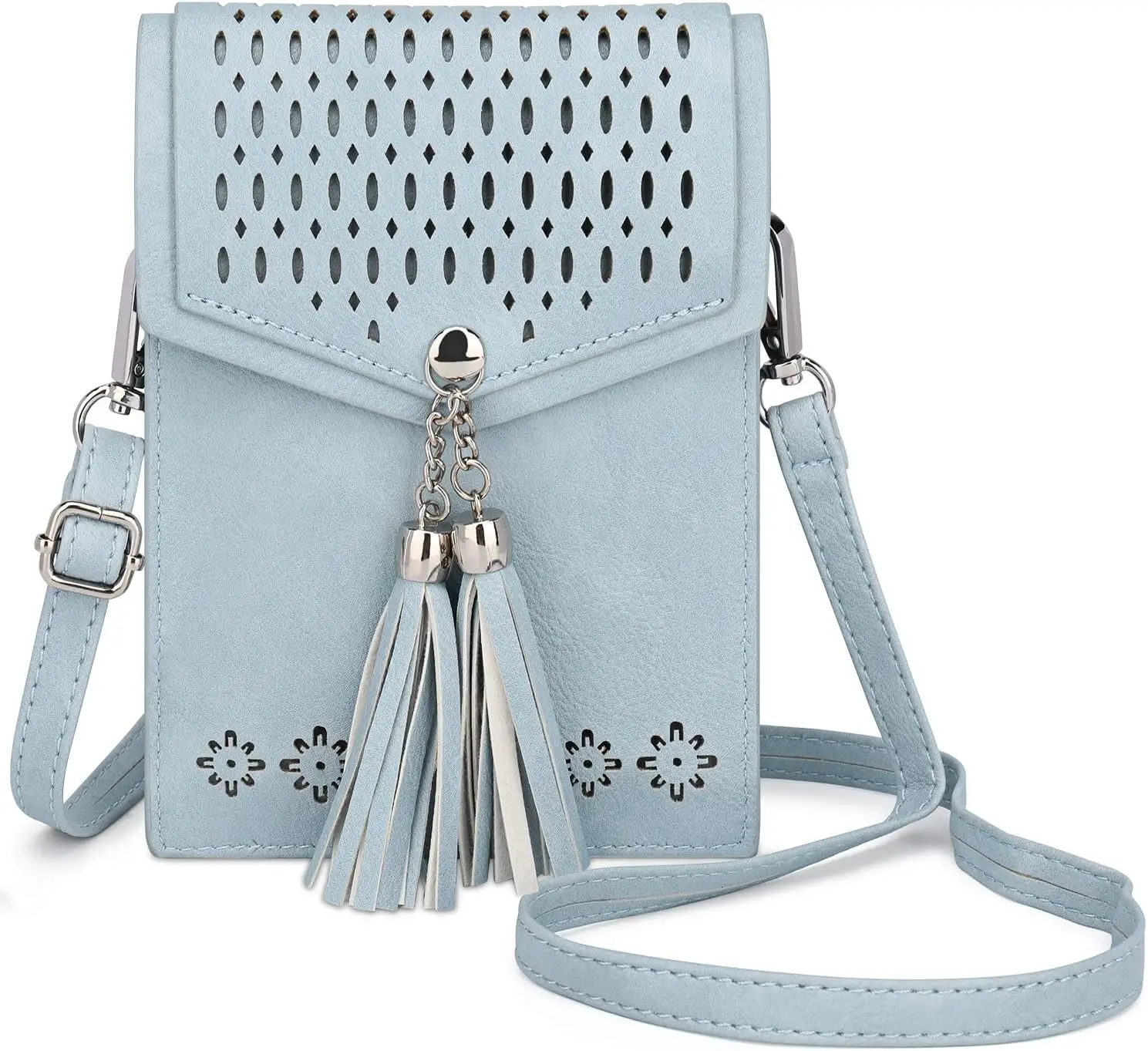 

Women's Small Crossbody Bag with Tassel, Wallet Purse for Teenage Girls as Gifts
