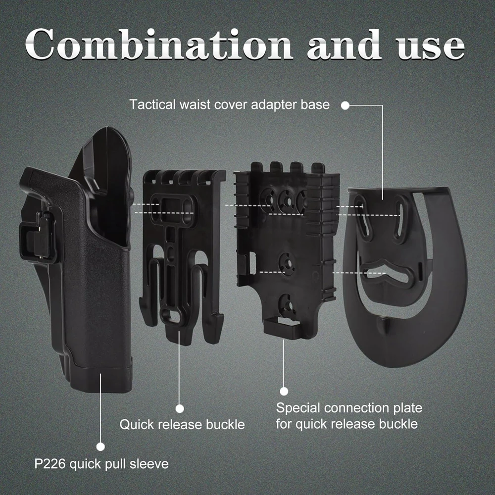 Kit QLS bloqueo rápido – Placa receptora y conector para funda - imagen 2