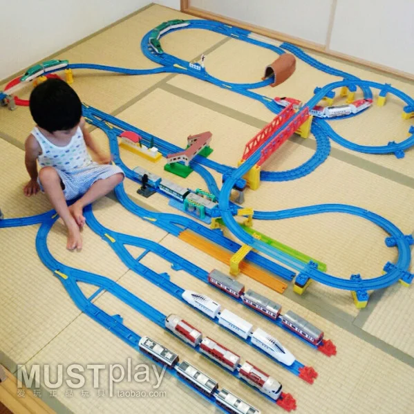 Takara Tomy Tomica PALRAIL Train Track Boys Toys Railway Diecast Trackmaster Accessories DIY Assembly Educational Birthday Gift