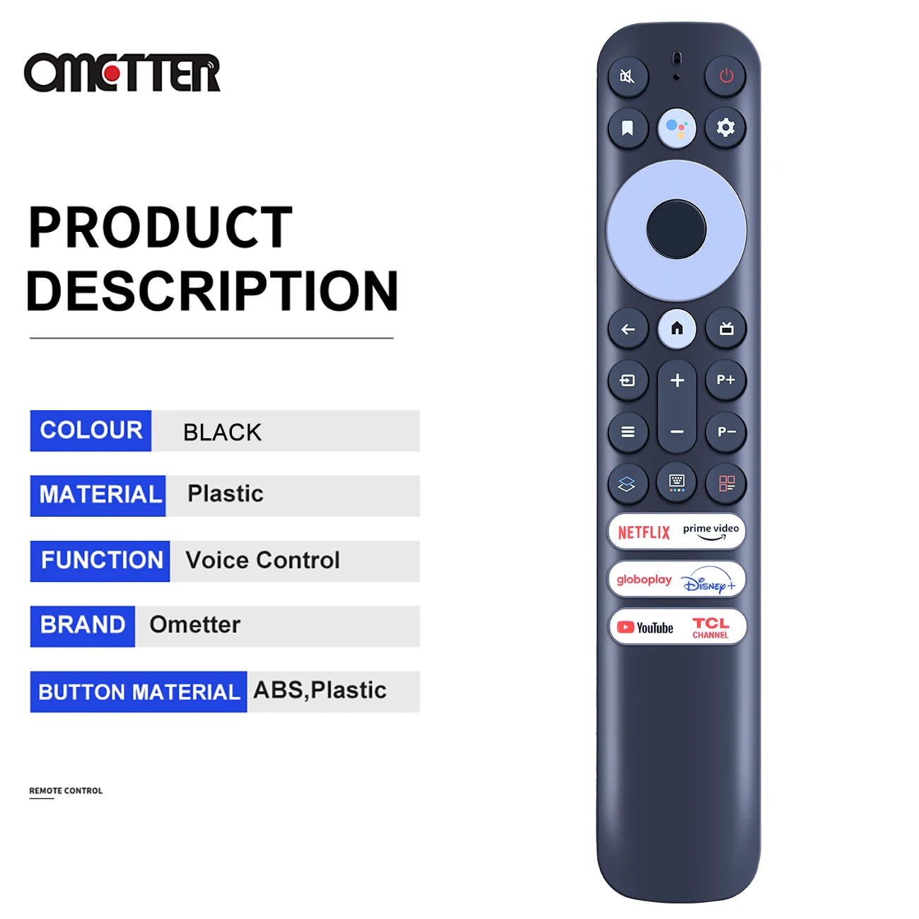 Suitable for TCL Voice Version Smart TV Remote Control RC902V FMR1 RC902V FMR2 RC902V FMR4 Universal 50/75C725 50P725G 55C728