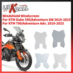 Motor Windshield Windscreen for KTM 390 Adventure 2019-2023 Air Wind Deflector Screen Shield for KTM 790 Adventure/Adv 2019-2023