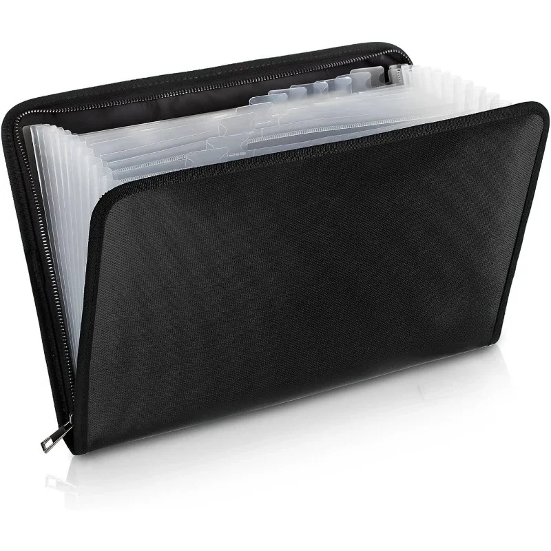 

Fireproof folder fireproof waterproof banknote document bag, non-itchy silicone coated portable document organizer bag
