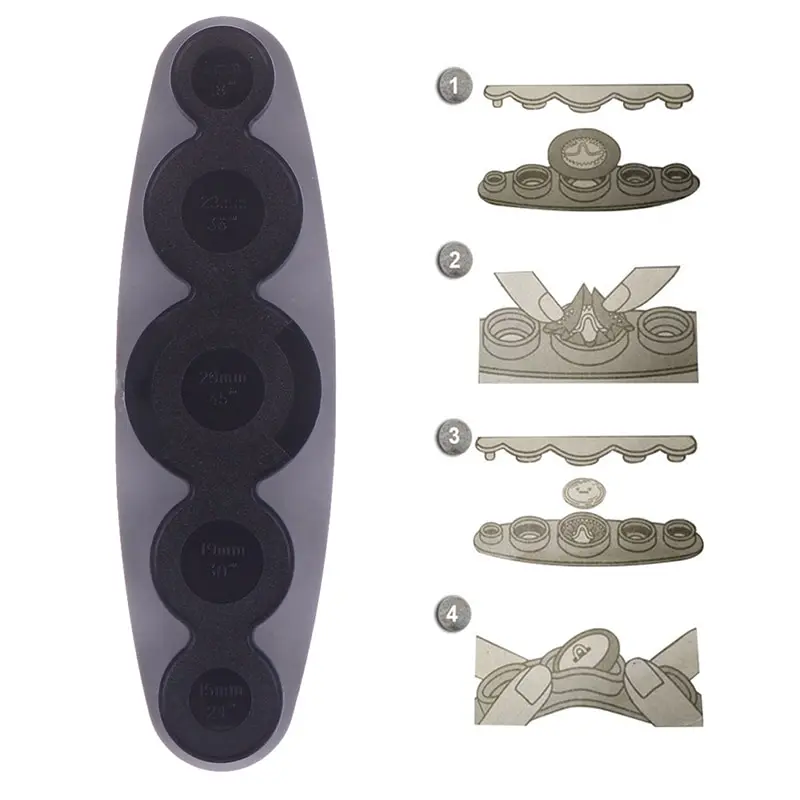 1pc Universal Self Cover Button Making Press Tool For Button Sizes 11 15 19 23 29mm Sew Craft
