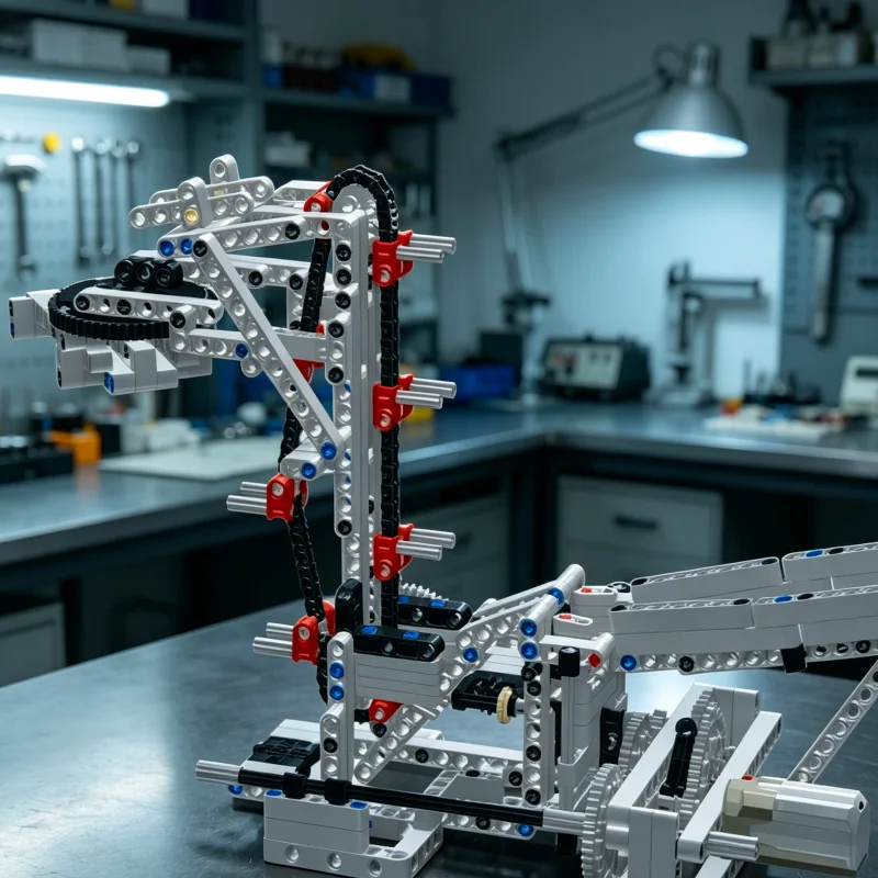 MOC Building Blocks 460 Parts Rolling Ball Conveyor Machine GBC Modular Marble Run DIY Assembly Brick Desktop Ornament