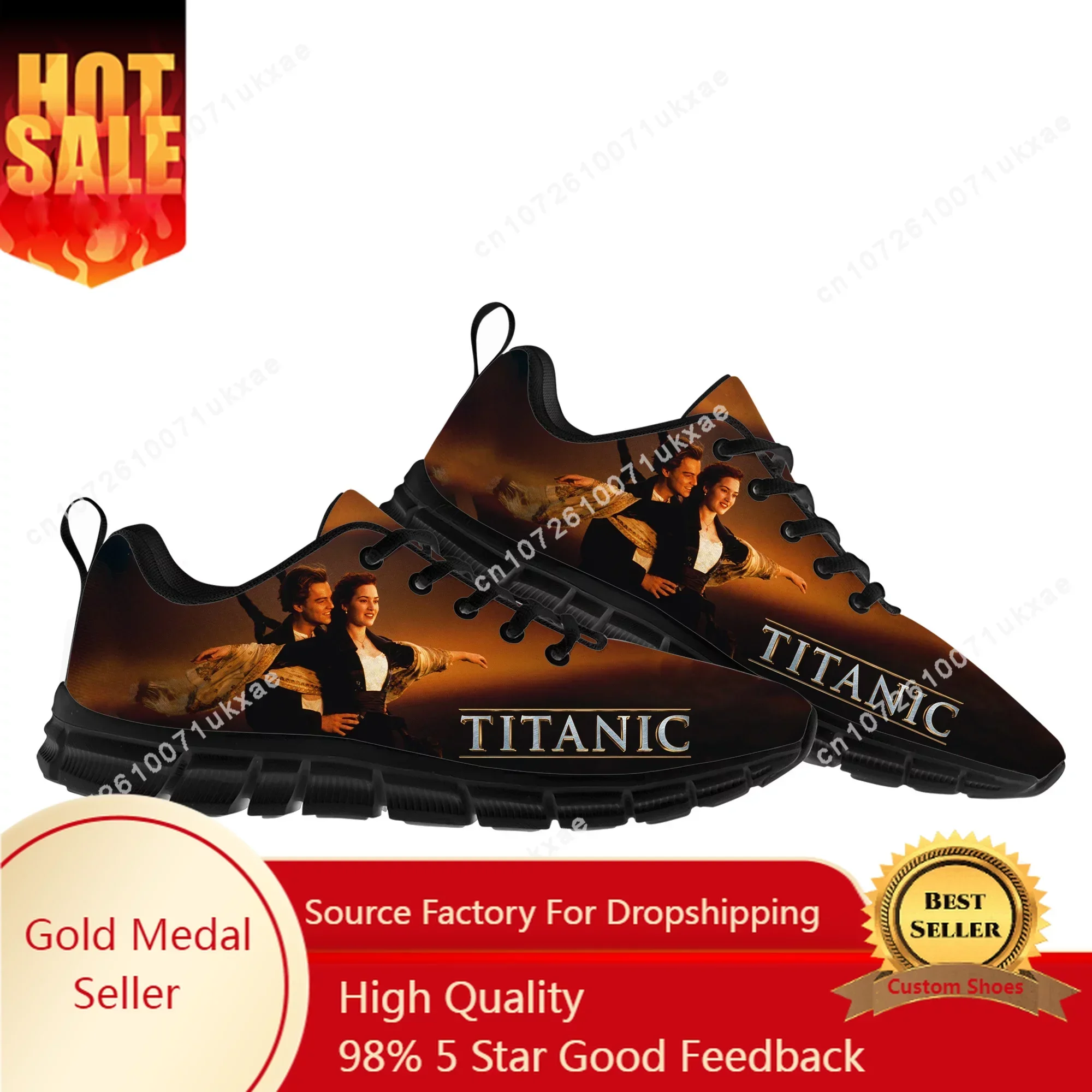 

titanic classic movie Sports Shoes Mens Womens Teenager Kids Children Sneakers Parent Child Sneaker Customize DIY Couple Shoe