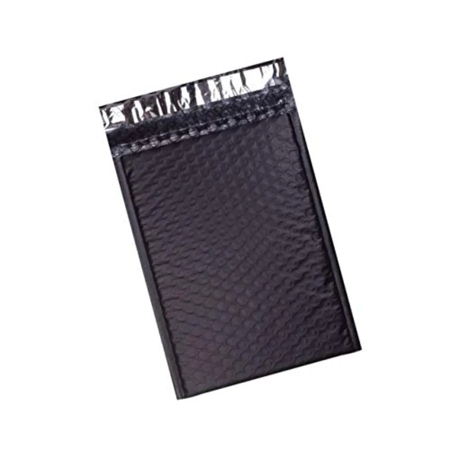 

Почтовые пакеты ProLine 000, 4x8 дюймов, черные, из полимерной пленки с пузырьками, самоклеящиеся, с мягкой подкладкой, 25 штук