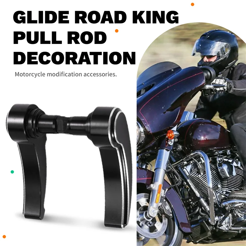 新しいオートバイサドルバッグラッチレバー蓋リフターツーリングロードキングエレクトラストリートグライド CVO FLHR FLHT 14-2022