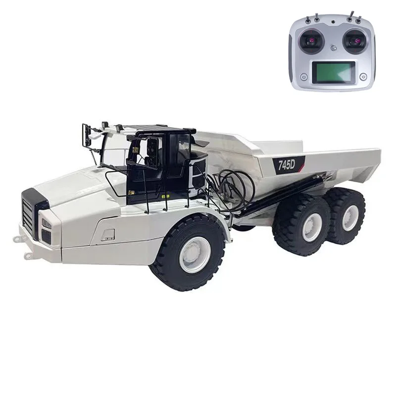 DIM 1/14 Metal RC Hydraulic Articulated Truck DIM K745 Model ump ESC Valve Cylinder Toys Gift TH19404