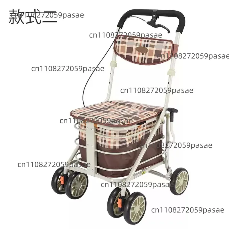 Shopping Cart: Push or Sit, Lightweight, Foldable, Mobility Scooter, Grocery Cart