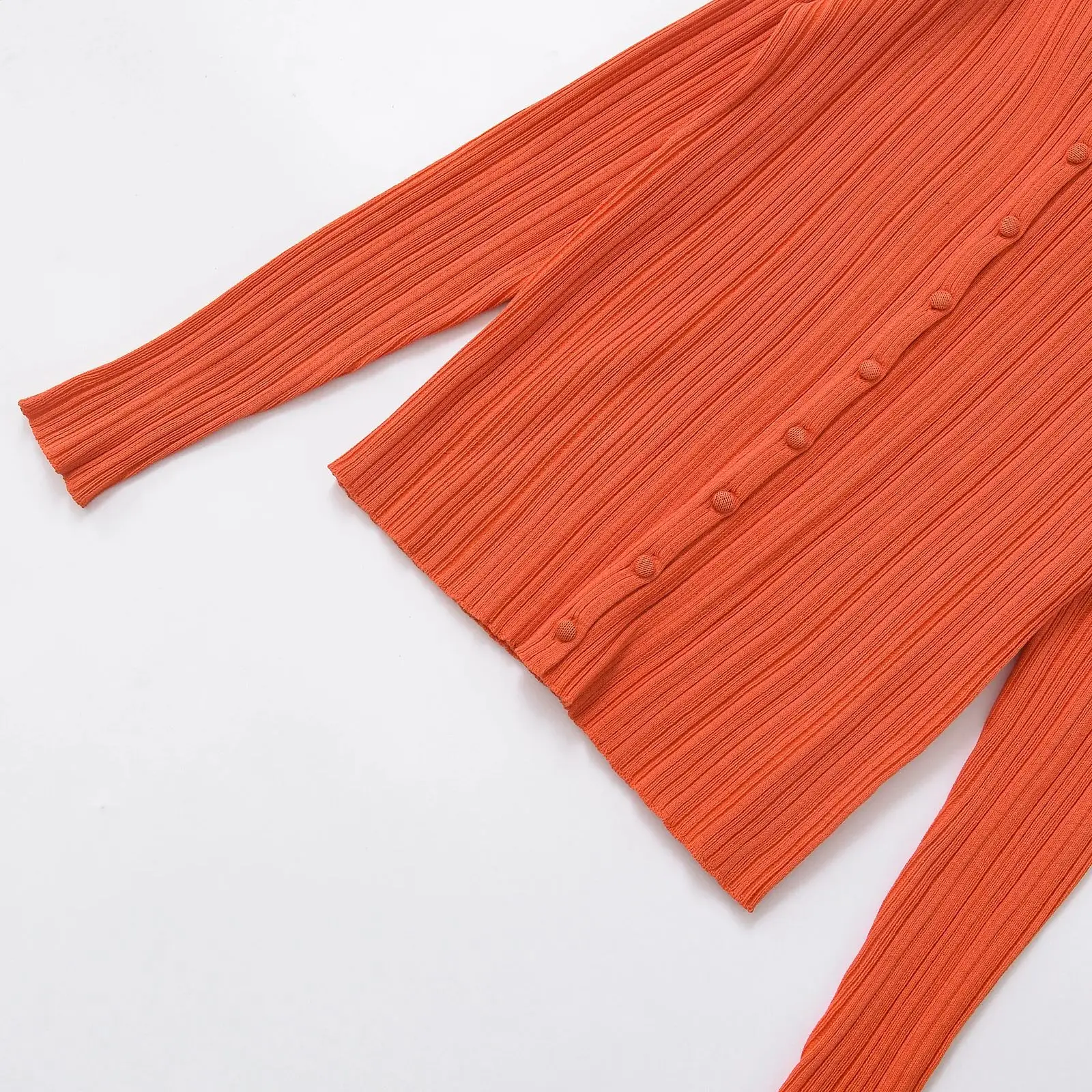 Cárdigan para mujer, prendas de punto de manga larga, suéter con una botonadura, abotonada Y2k, prendas de vestir exteriores, ropa de mujer 9598036