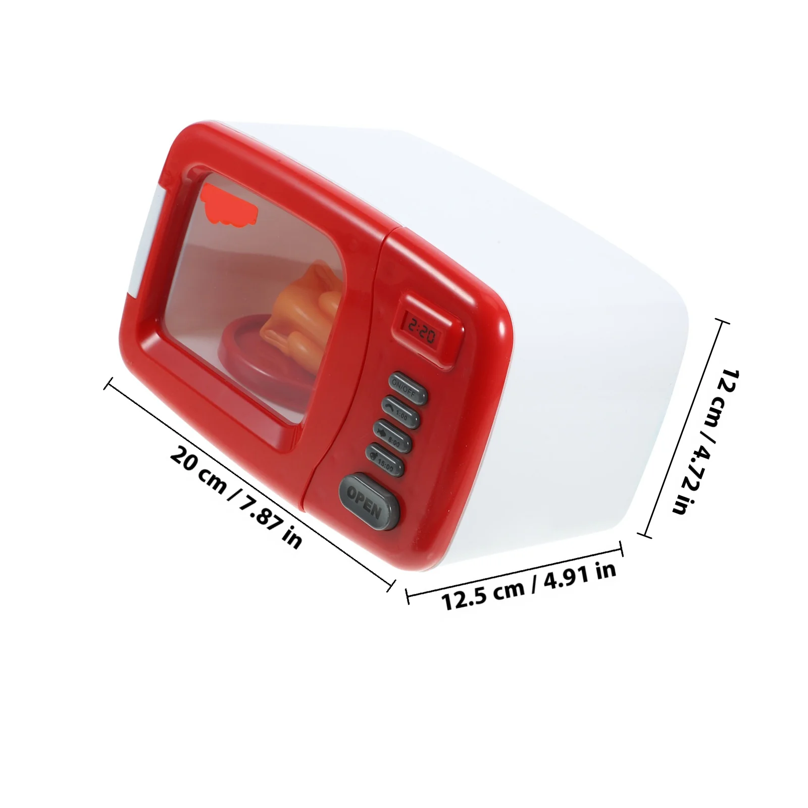 1 szt. Symulacja mikrofalówki dla dzieci, edukacyjna zabawa w dom, mini kreatywne meble, meble edukacyjne, prezent dla dzieci, zabawka