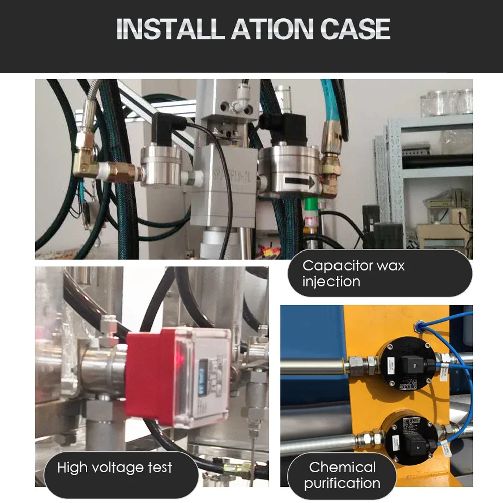 M Shanghai Cixi Integrated Display High-precision Micro Elliptical Gear Flowmeter Volumetric Flowmeter
