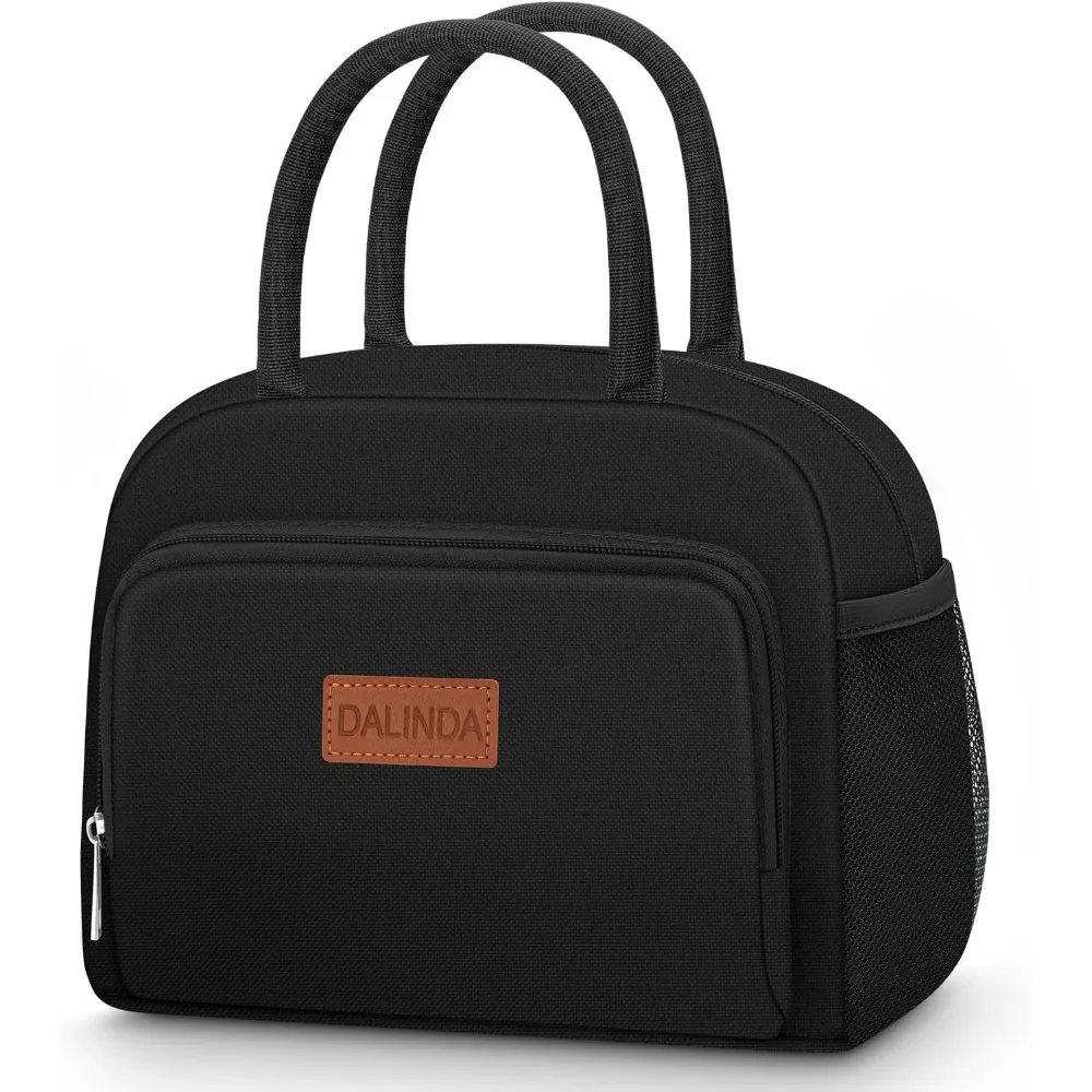 Insulated Lunch Bag for Women Men Large Capacity Reusable Lunch Box Cooler Tote Water Resistant Leakproof Soft Thermal Food Bag for Work Office School Travel Picnic Beach Hiking Outdoor Activities