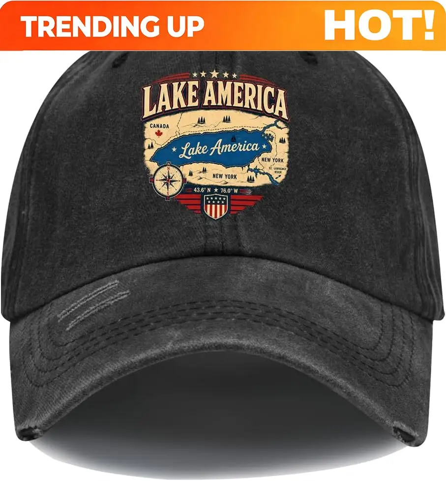 Customization Lake America Hat Lake America Est 2016 Baseball Cap